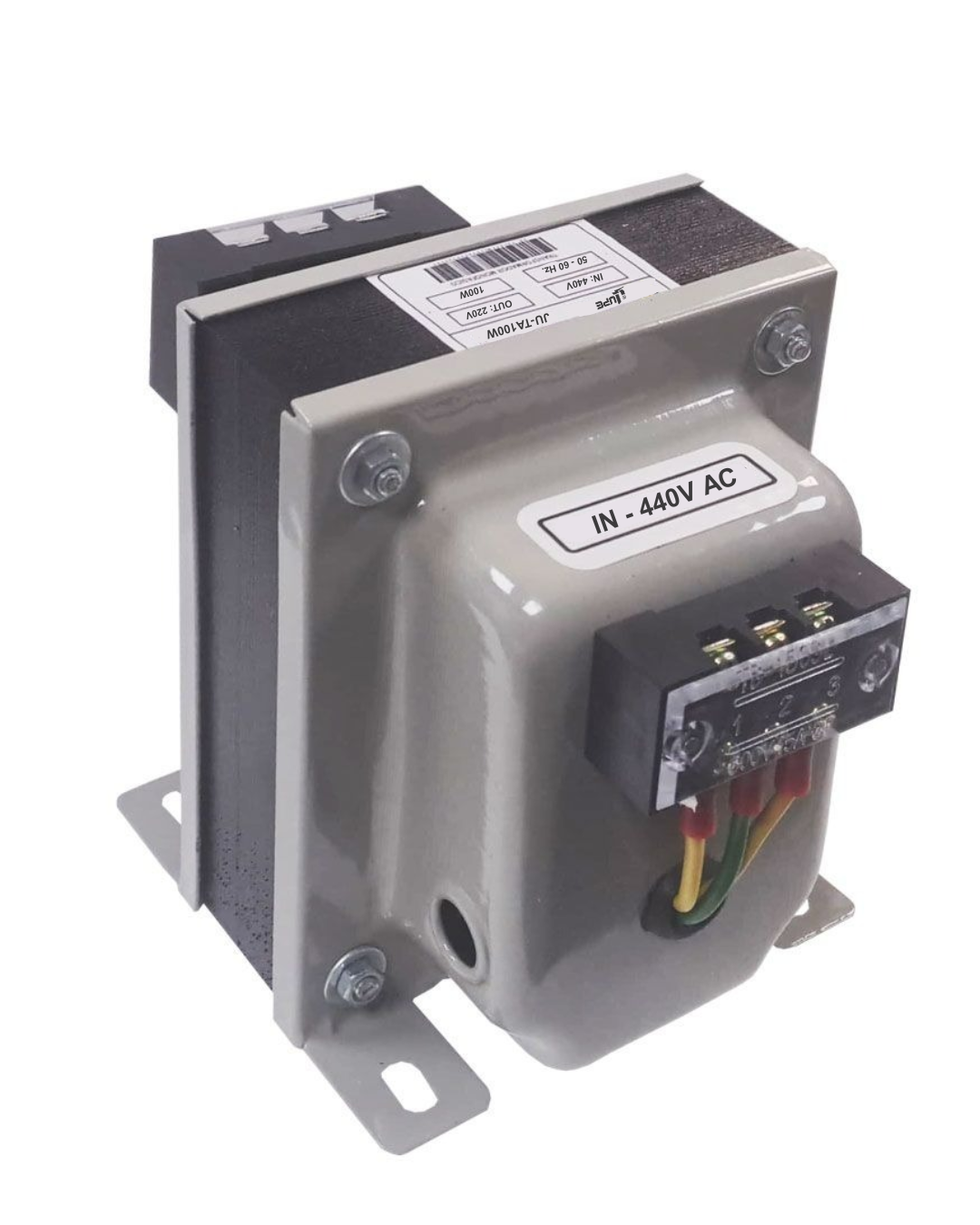 Transformador de Aislamiento 100W 440V AC/ 220V AC Bornera