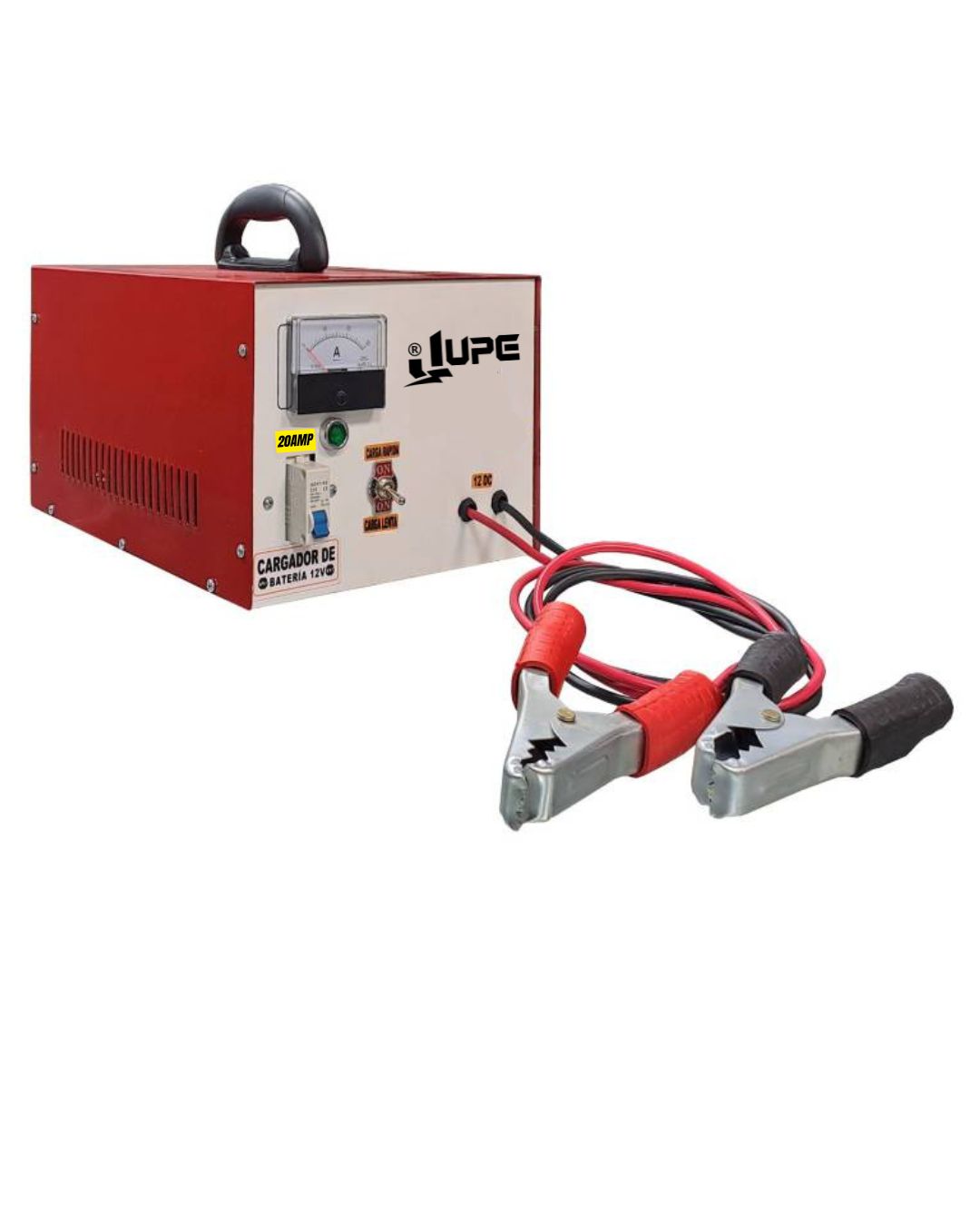 Cargador de Bateria Monofasico 20AMP 220VAC/12VDC