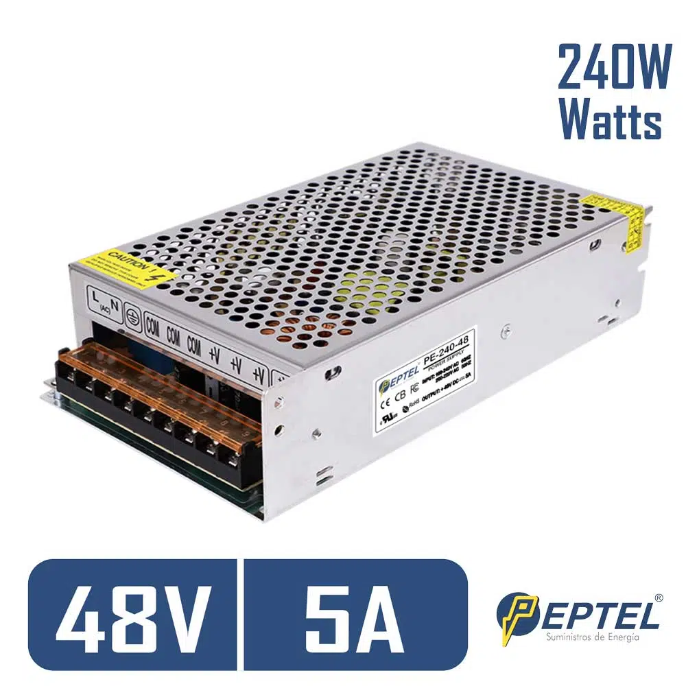 Fuente de poder switching 220V AC / 48V DC 5A 240W