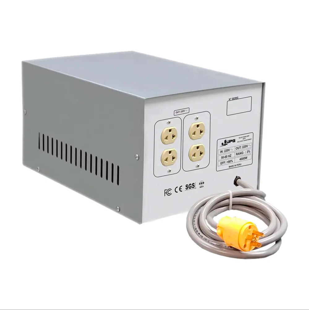 Estabilizador con Transformador de Aislamiento 4000W - Imagen 2