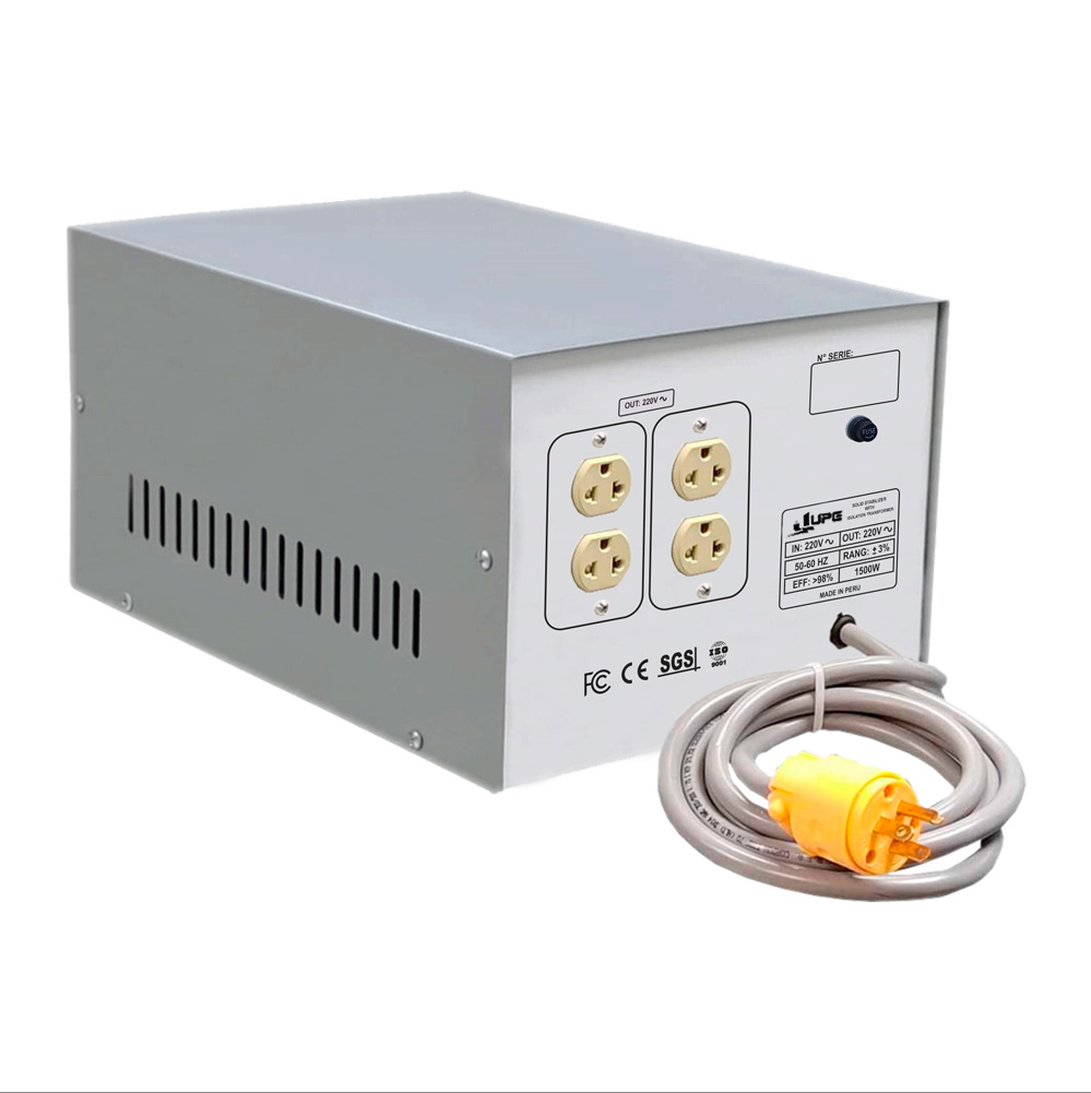 Estabilizador con Transformador de Aislamiento 1500W - Imagen 2